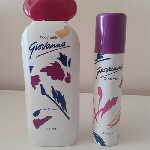 Giovanna perfume and body milk set