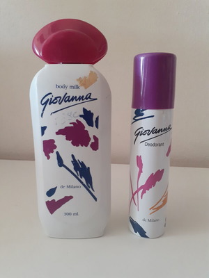 Giovanna perfume and body milk set