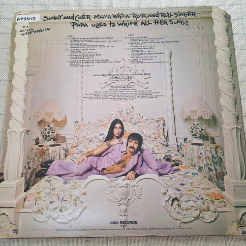 Sonny & Cher Mama Was A Rock And Roll Singer Papa Used To Write All Her Songs LP употребяван, рок