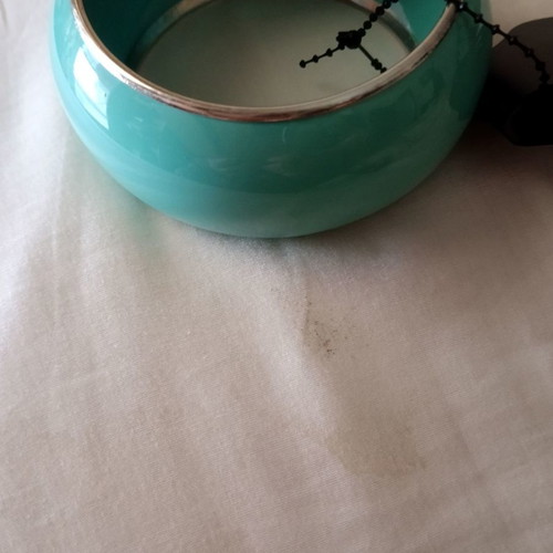 Blue metal bracelet new