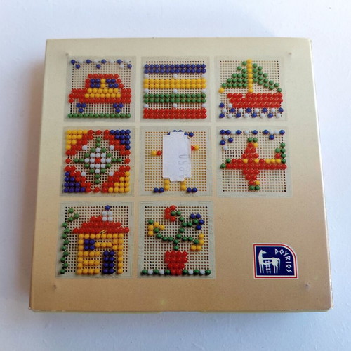 Mosaic vintage 80s travel board game Doureios