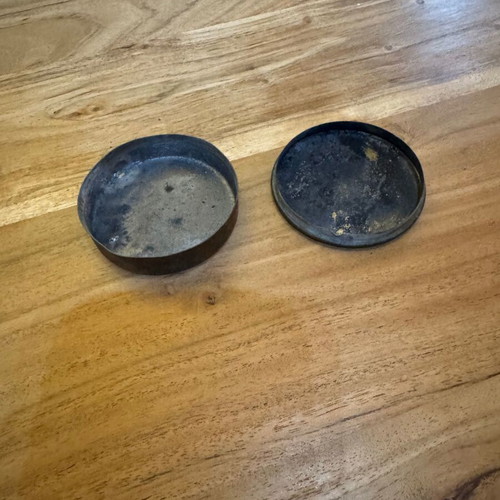 Vintage metal box used
