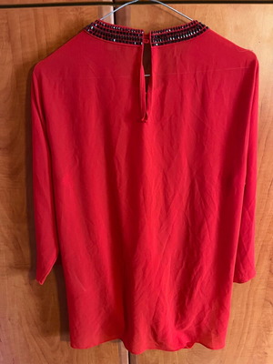 Michael Kors red shirt new, size Small