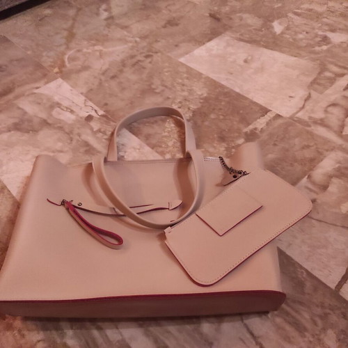 FRNC shoulder bag large size used, beige
