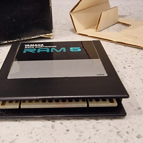 Yamaha RAM 5 Data Memory Cartridge like new, rare for DX7II TX802 RX5
