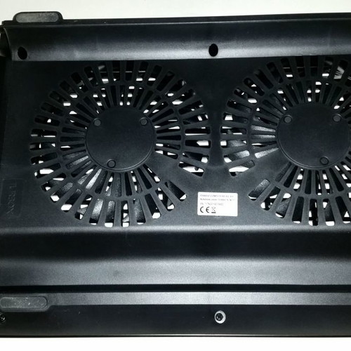 Dual 140mm Notebook Cooler 17'' like new, black