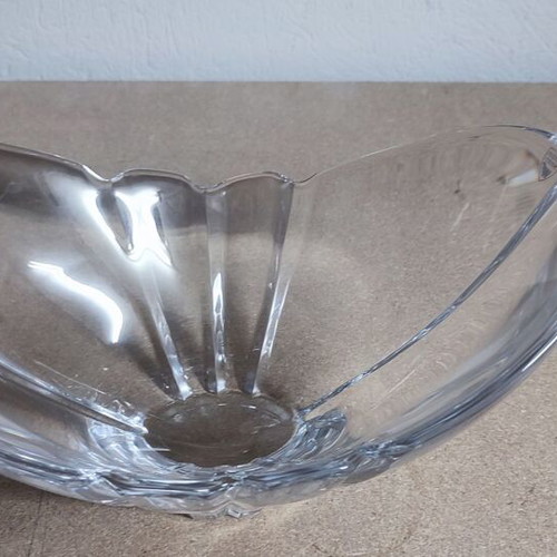 Orrefors Armadillo crystal bowl large size new