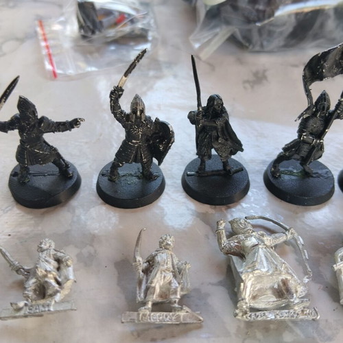Lord of the Rings metal miniatures used