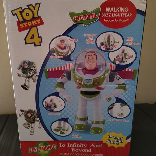 Buzz Lightyear Toy Story 4 collectible figure 30cm with functions