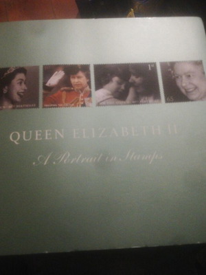 Queen Elizabeth 2 A Portrait in Stamps book used