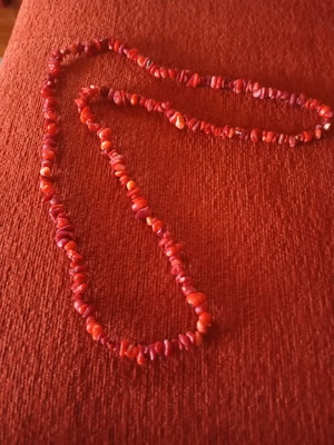 Necklace long summer coral like new