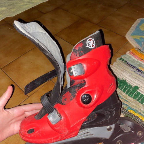 Children's red rollers used size 38-39