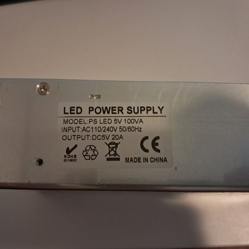 LED Power Supply 100W with 5V Output Voltage New