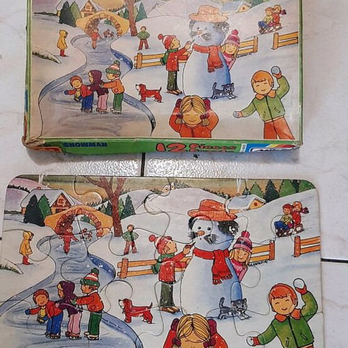Puzzle '80s "Snowman" used by MIKA