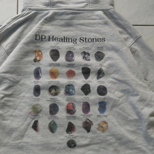 Daily Paper "healing stones" crop top grey size medium like new