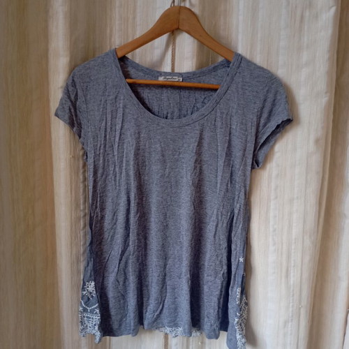 Regalinas blouse like new, grey, one size