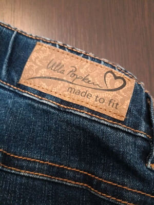 Τζην Bootcut Ulla Popken plus size σαν καινούργιο, μπλε, 5XL