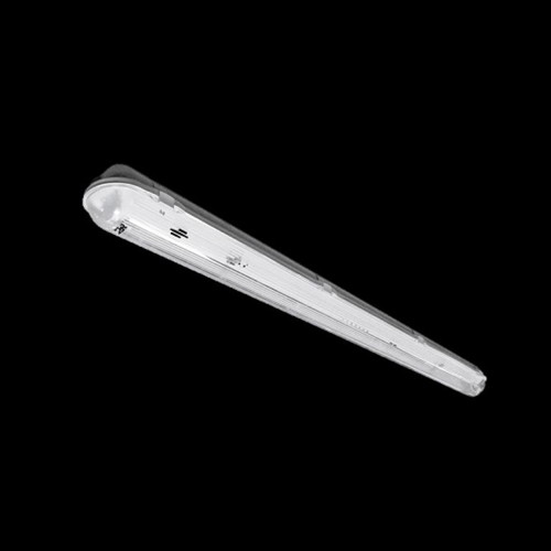 Fluorescent waterproof lamp 120 cm with 36 W fluorescent bulb used