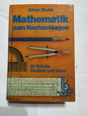 Mathematik zum Nachschlagen German math book like new