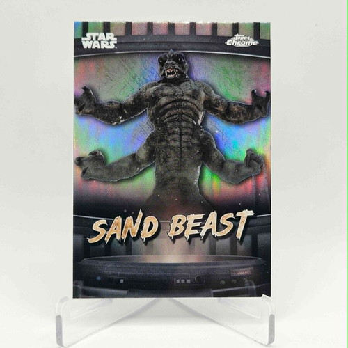 Topps Chrome Star Wars Sand Beast κάρτα σαν καινούργιο