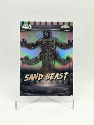 Topps Chrome Star Wars Sand Beast κάρτα σαν καινούργιο