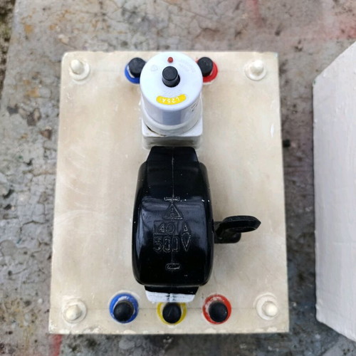 Marble single-phase panel vintage used