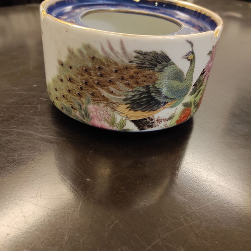 Σετ βάζο και τασάκι πορσελάνης Shibata Chinaware LTD. Japan μεταχειρισμένο