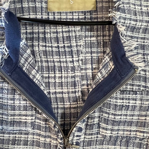 Line of Oslo cotton tweed bouclé jacket