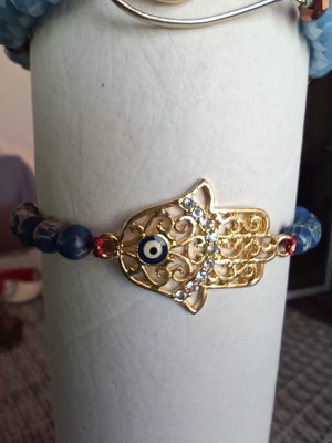 Handmade eye bracelet multicolored new
