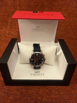 Tissot 1853 wristwatch like new, men's, black and silver