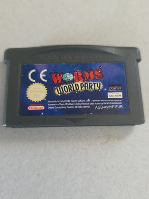 Worms World Party Game Boy Advance used