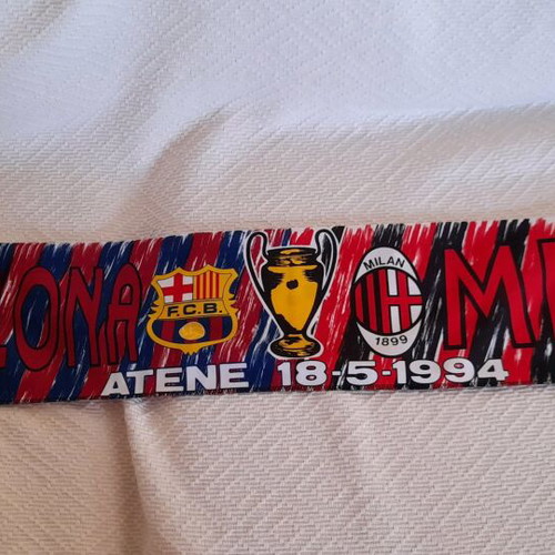 Milan-Barca 1994 scarf like new from the final