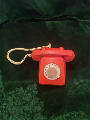 Siemens vintage telephone used, collectible, missing cord, non-working
