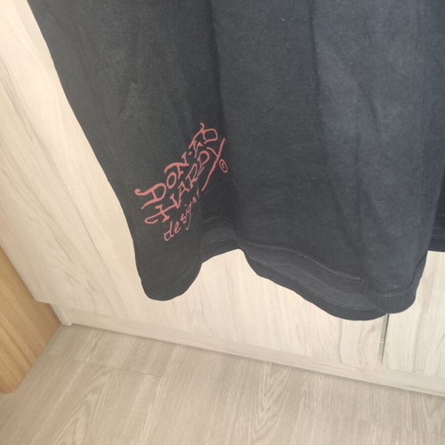Ed Hardy by Christian Audigier vintage men's black T-shirt size L/M like new