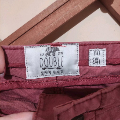 Double men's bermuda 8XL pink like new