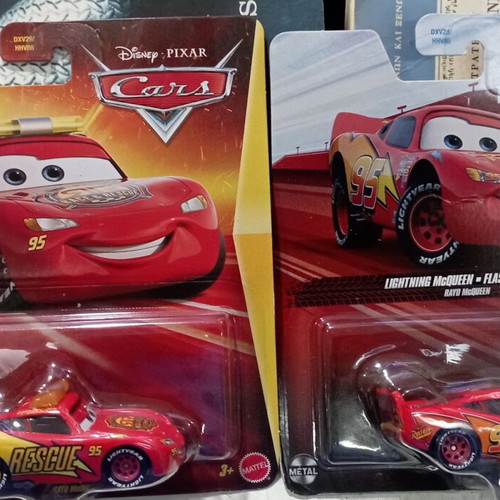 Αυτοκινητάκια Cars Disney Pixar κλίμακας 1:55 πακέτο 2 τεμ καινούργια
