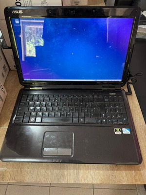 Asus PRO5DI laptop used, Intel Pentium dual-core, 4GB RAM, Lubuntu Linux