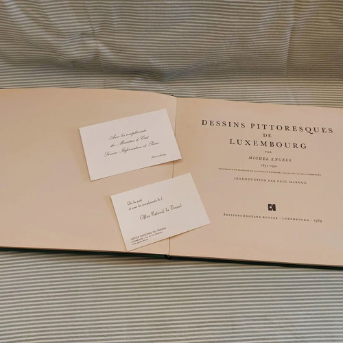 Antique Dessins Pittoresques De Luxembourg 1969 used album