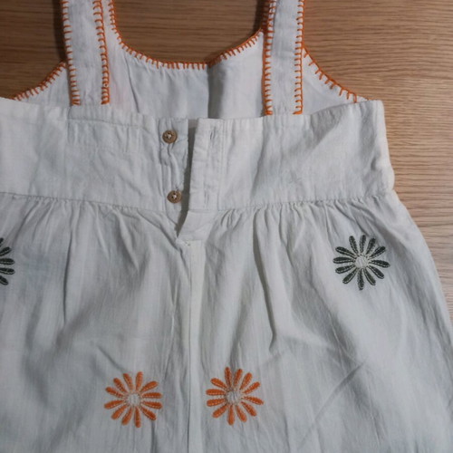 Zara summer one-piece used for 4 years old, white