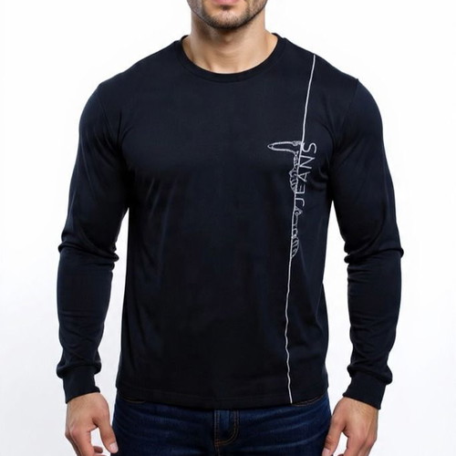 Trussardi Jeans Longsleeve Shirt Size L Like New Black