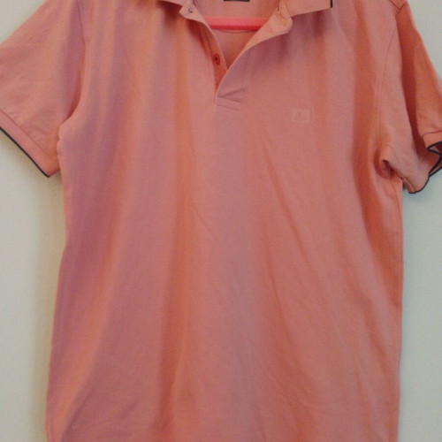 During men's polo shirt size S, like new, pink