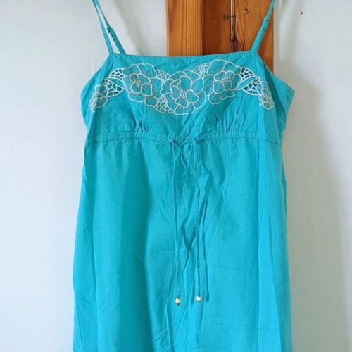 Monsoon dress like new, turquoise, size M 38 10 with adjustable straps