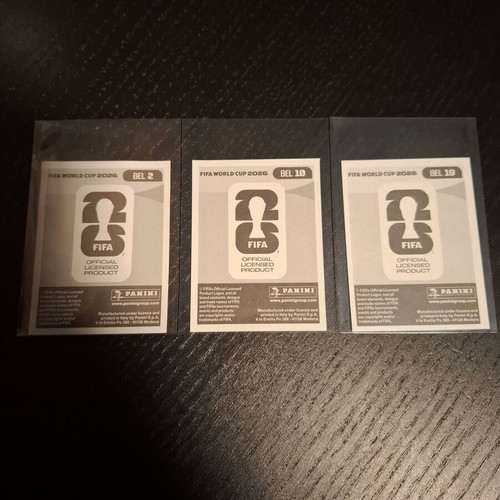 Belgium Players FIFA World Cup 2026 Stickers new