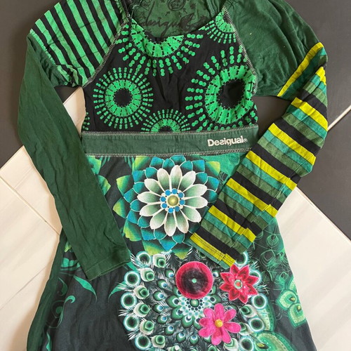 Desigual girls dress like new, colorful, sizes 134-140 cm