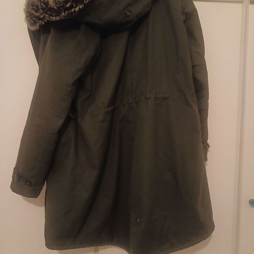 Ltb Khaki Parka like new, size XS/Small with removable lining