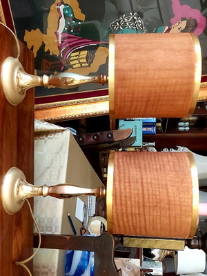 Κλασικά επιτραπέζια φωτιστικά Mid-Century Modern σετ 2τμχ, σαν καινούργια