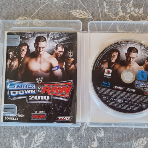 WWE SmackDown vs. Raw 2010 PlayStation 3 game like new