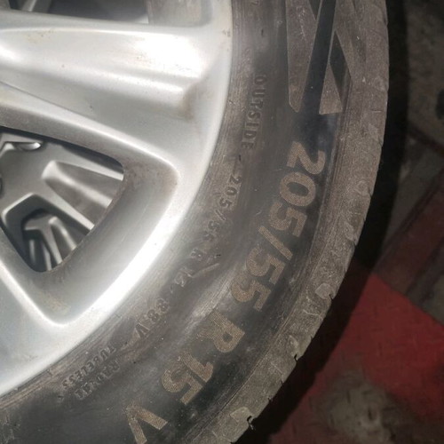 Audi 15" wheels and tires set like new, 4 pieces for Group VAG