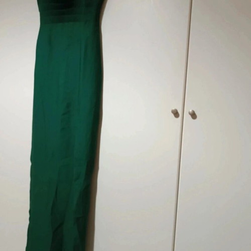 Long dress green, new with tag, size S