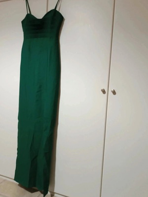 Long dress green, new with tag, size S